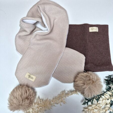 "Komin dziecięcy zimowy z polarem – ciepły i miękki