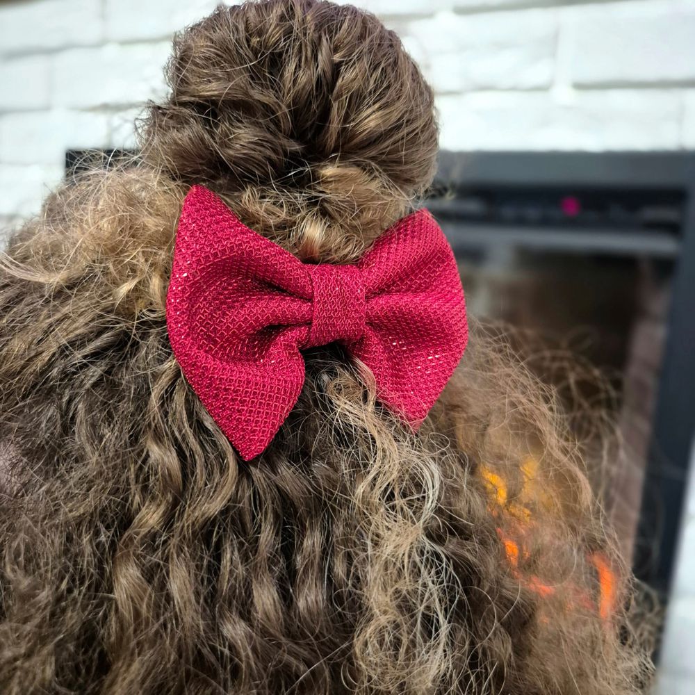 spinka świąteczna materiał mieniący się