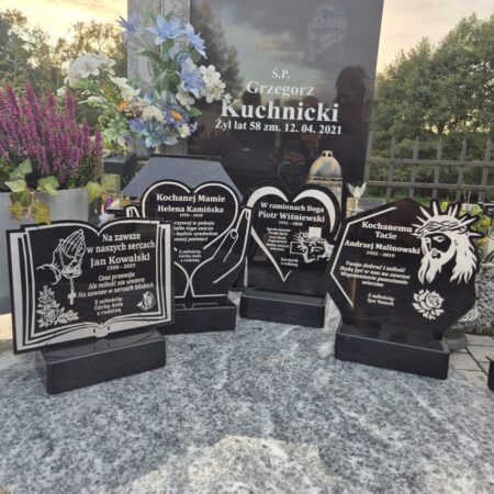 Znicz personalizowany plexi bez podświetlenia